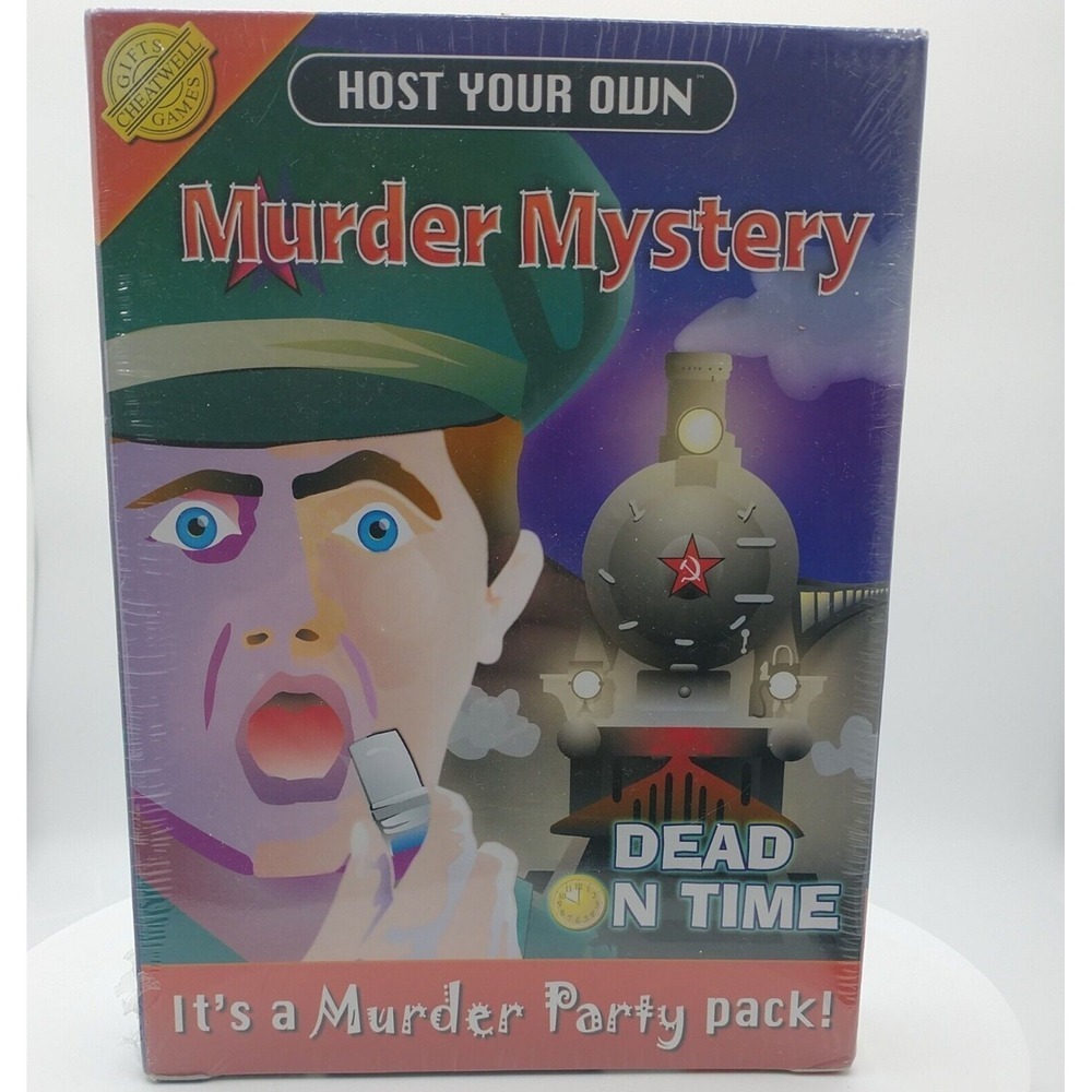 Cheatwell Games Host Your Own Murder Mystery Dead On Time 1930s Train Game NEW